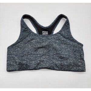 Victoria Secret Pink Bra Ultimate Unlined Size Small Black Gym Workout EUC‎